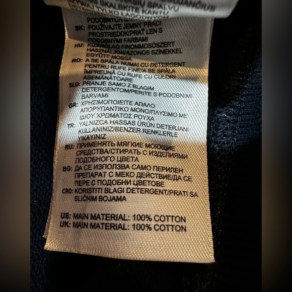 ADIDAS Women’s Navy Blue Knit Crewneck XBYO Sweatshirt Size Small - Picture 8 of 12